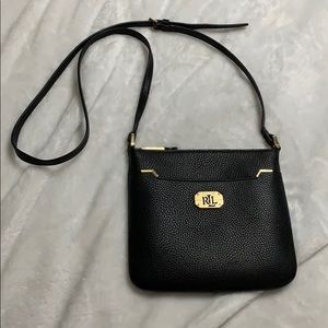 Lauren Ralph Lauren Crossbody real leather purse